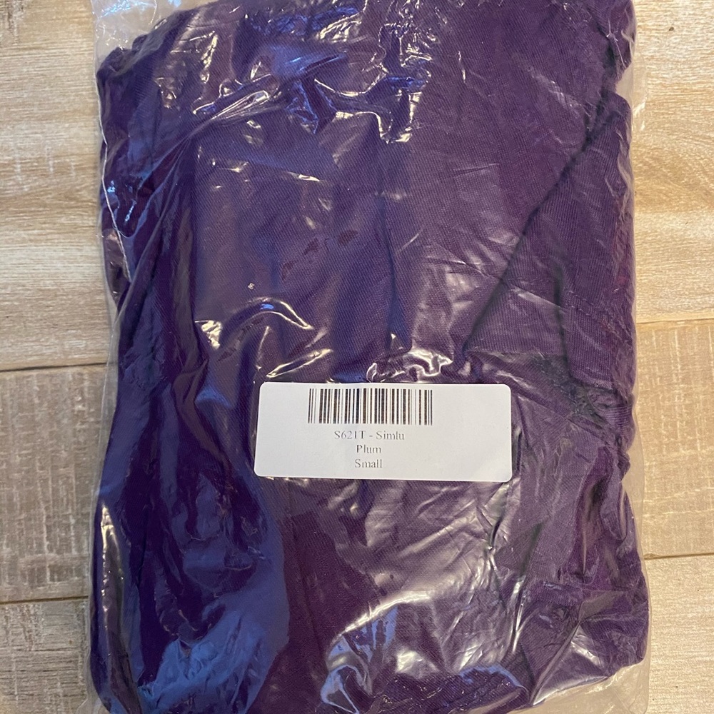 PURPLE Open Short Sleeved Cardigan~ NEW in Package - Picture 3 of 3
